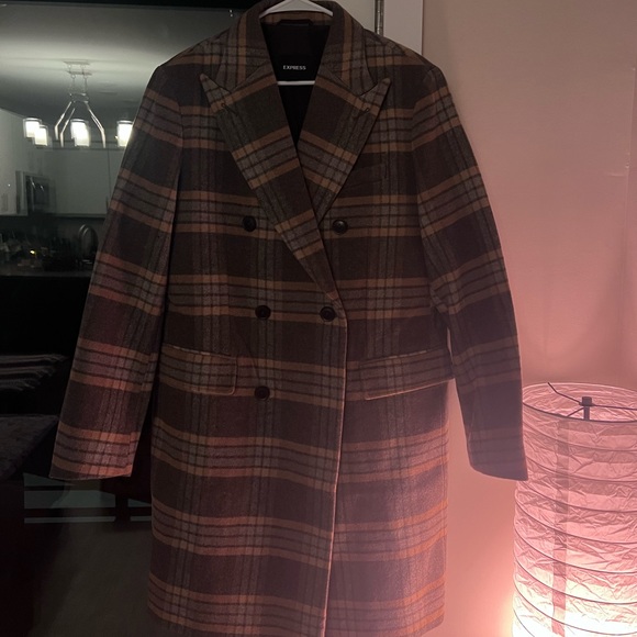 Express Men’s Overcoat Size 40 - Picture 1 of 1